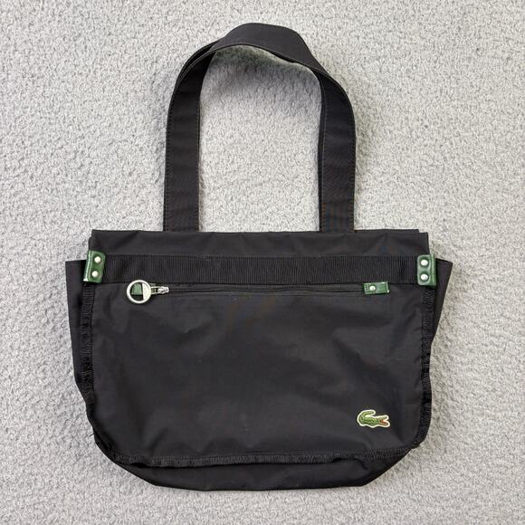 Lacoste Croco Net Small Unisex Horizontal Tote Bag - Picture 1 of 16